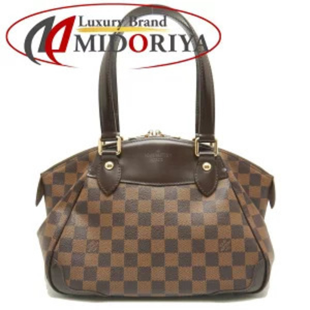 Louis Vuitton Damier Verona Shoulder Bag Brown